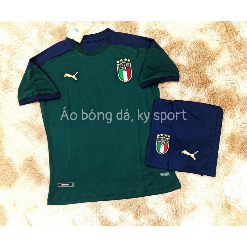 ÁO BÓNG ĐÁ 2022(Tuyển ITALIA Ý 🇮🇹 Bản super thái vải mè, thấm hút mồ hôi( Bản full logo)