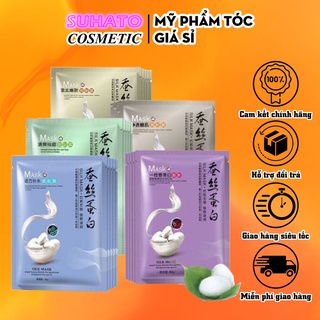 Mặt nạ giấy dưỡng da mụn cấp ẩm thải độc tơ tằm one spring silk mask cs28