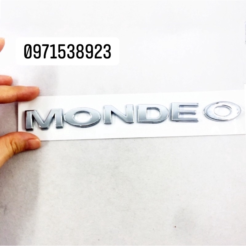 Logo MONDEO dán đuôi xe ford