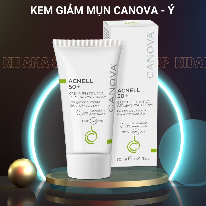 Kem ngừa mụn giảm mụn CANOVA Acnell 50mL hỗ trợ giảm viêm, giảm tiết bã nhờn làm dịu, tái tạo da | BigBuy360 - bigbuy360.vn