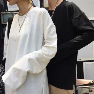 Áo Thun Tay Dài Trơn Basic Hàn Quốc
