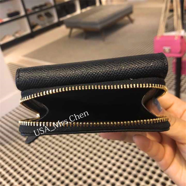 Ví Tiền Kẹp Ngắn Coach, Chính Hãng Có Giấy Mua Hàng F37968 Ví Ngắn Gấp Ba Ví Da Thật Ví Nữ