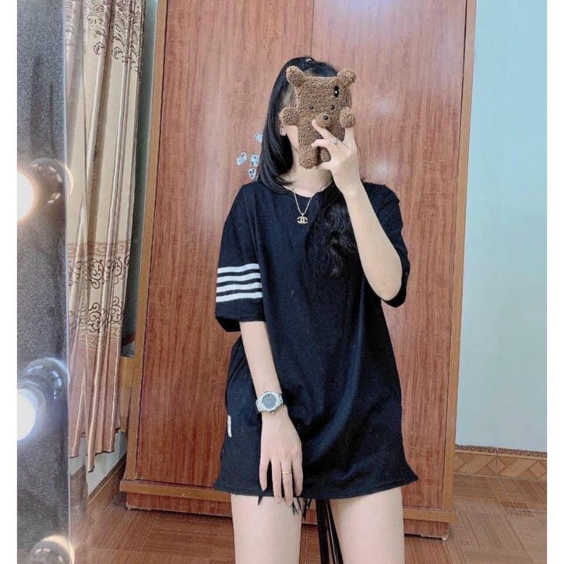 Áo Thun Tay Lỡ Mẫu Mới Hottrend, Chất Cotton Su Mềm Mịn 2 Màu Basic Siêu Xinh