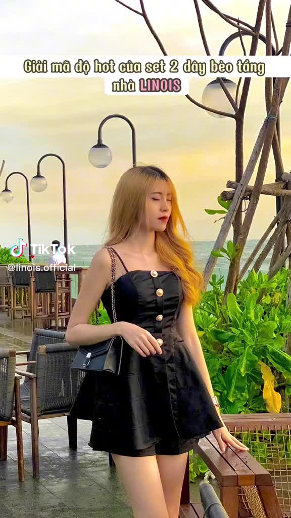 [TA05] Set Áo 2 Dây Bo Eo Bèo Tầng Đính Đá Ở Giữa Kèm Quần Váy - Vải Tafta - 1 Màu Đen - Dành Cho Nàng Đi Tiệc | BigBuy360 - bigbuy360.vn