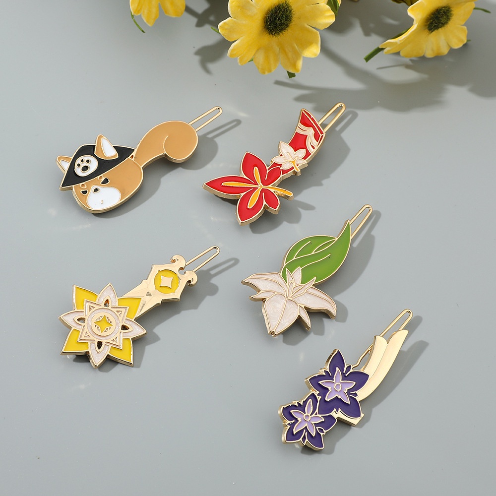 Kẹp Tóc Phong Cách Game Genshin Wendy Chạm Khắc Qingfengyuan Wanye God's