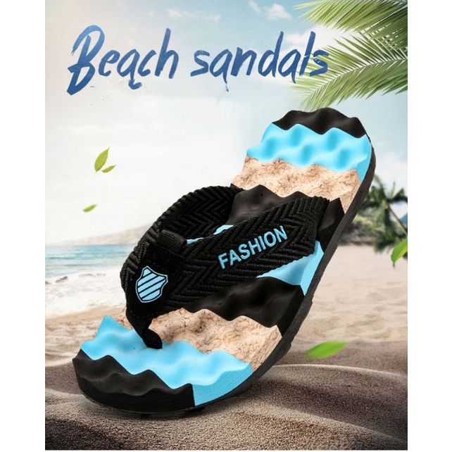 Dép Tông Nam Vân Sóng Phong Cách Hàn Quốc