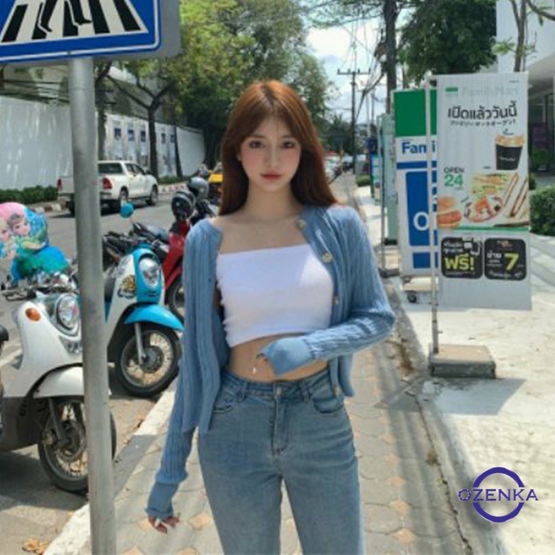 Áo 2 dây bún thun gân( kèm video và ảnh thật)