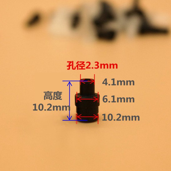 Bộ 10 ống bảo vệ tai nghe DIY 3.5mm