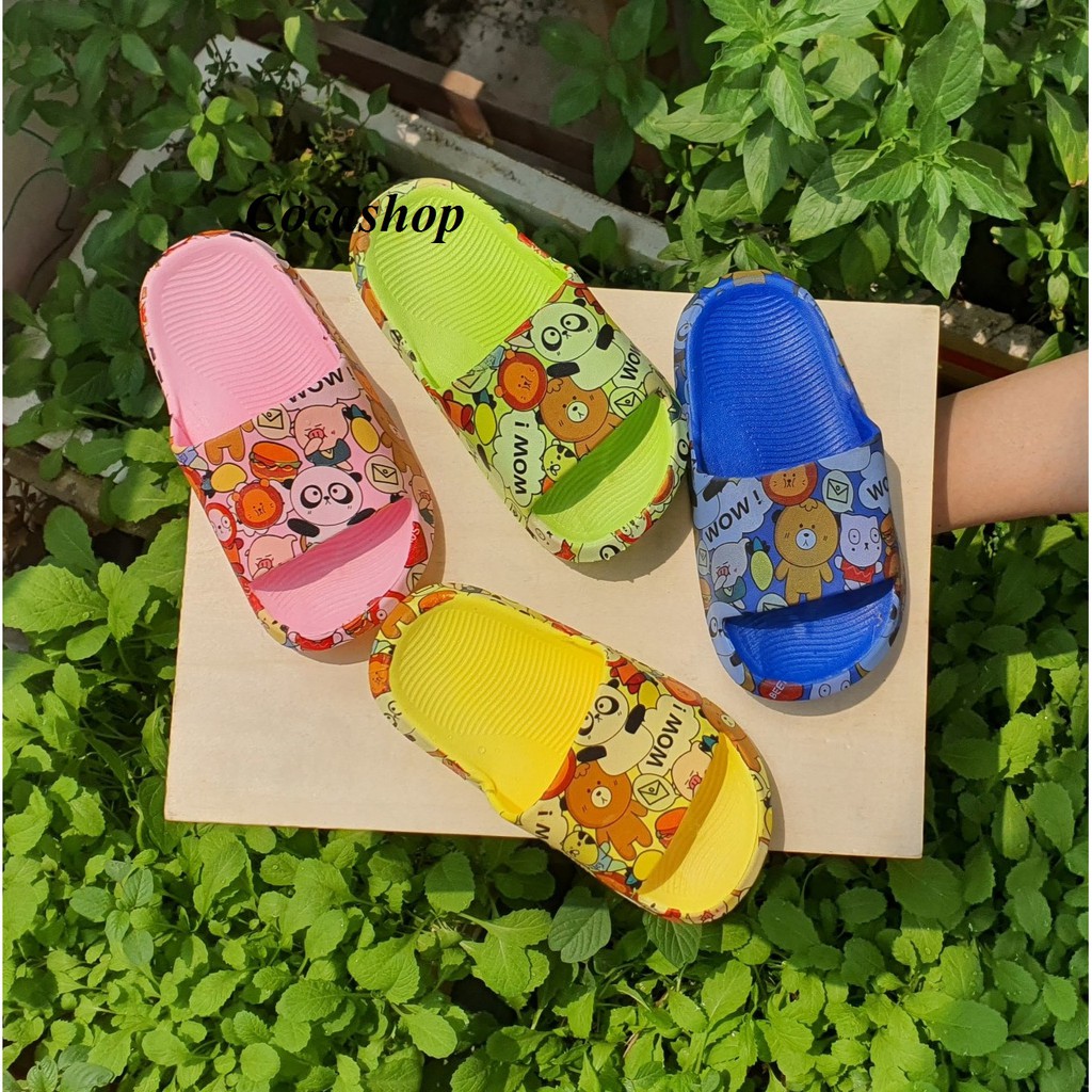 DÉP LÊ, DÉP QUAI NGANG NGUYÊN KHỐI BÁNH MÌ HÌNH BÉ GẤU TRÚC CUTE SIÊU MỀM