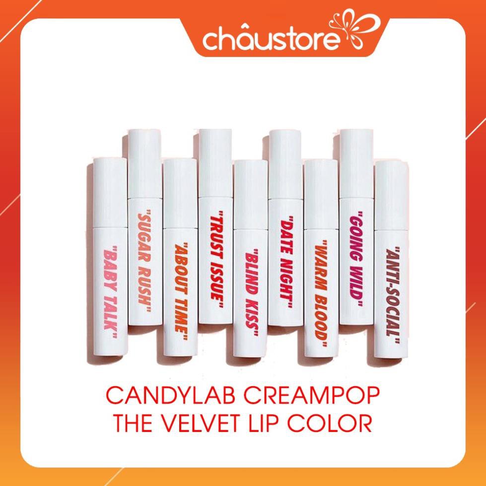 Son Kem Siêu Lì CandyLab Creampop The Velvet Lip Color