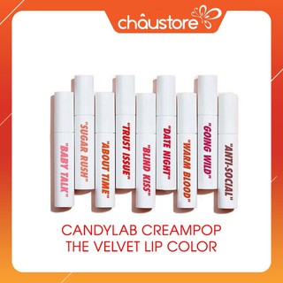 Son Kem Siêu Lì CandyLab Creampop The Velvet Lip Color