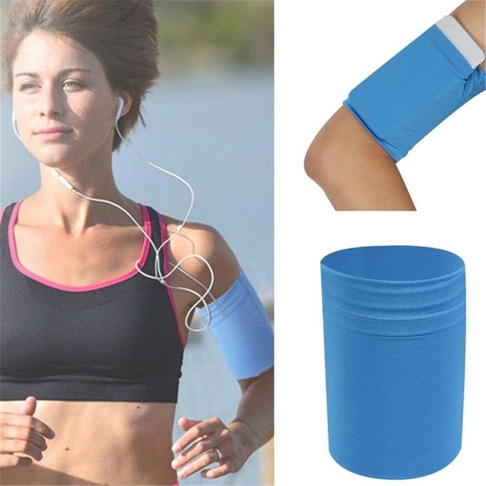 Túi Đeo Tay Chạy Bộ Đựng Điện Thoại Co Giãn Thoáng Khí Nhiều Màu Tự Chọn