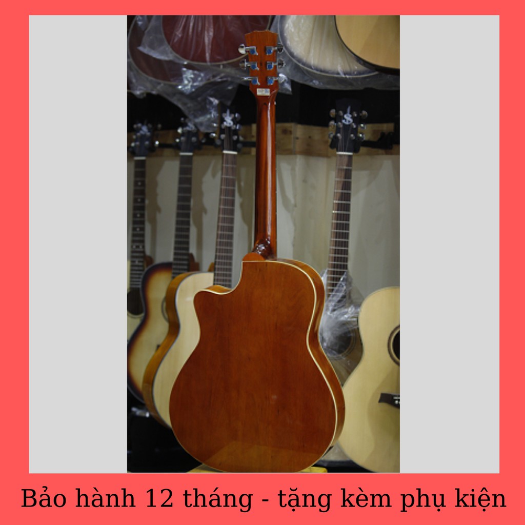 Guitar acoustic giảm giá sốc, bảo hành 12 tháng kèm phụ kiện