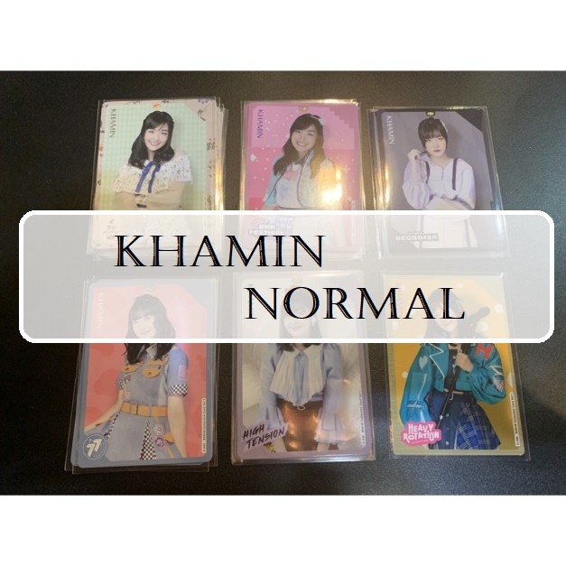 [BNK48] Thẻ sưu tập BNK48 Premium Vol.1 Họa tiết Khamin cấp bình thường [Nghệ]
