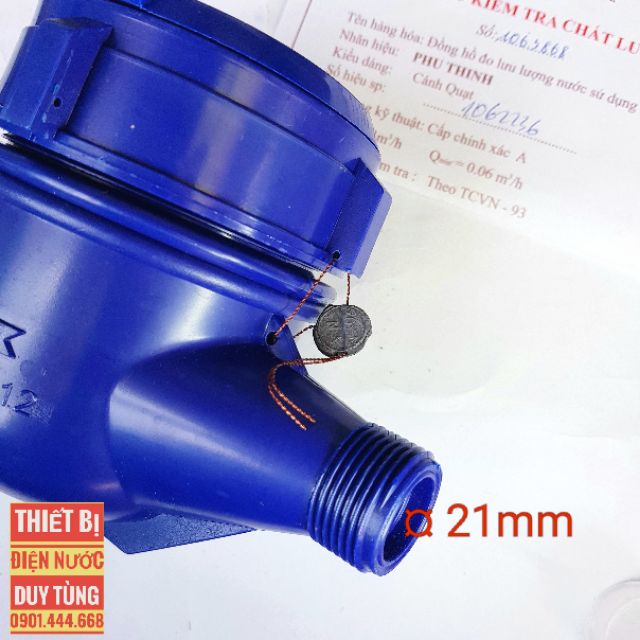 Đồng hồ Nước - Có kẹp chì kiểm định