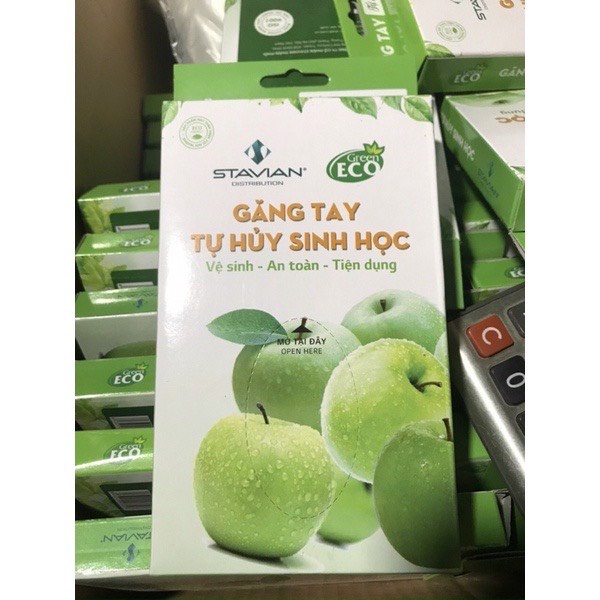 Găng Tay Tự Hủy Sinh Học Eco Green