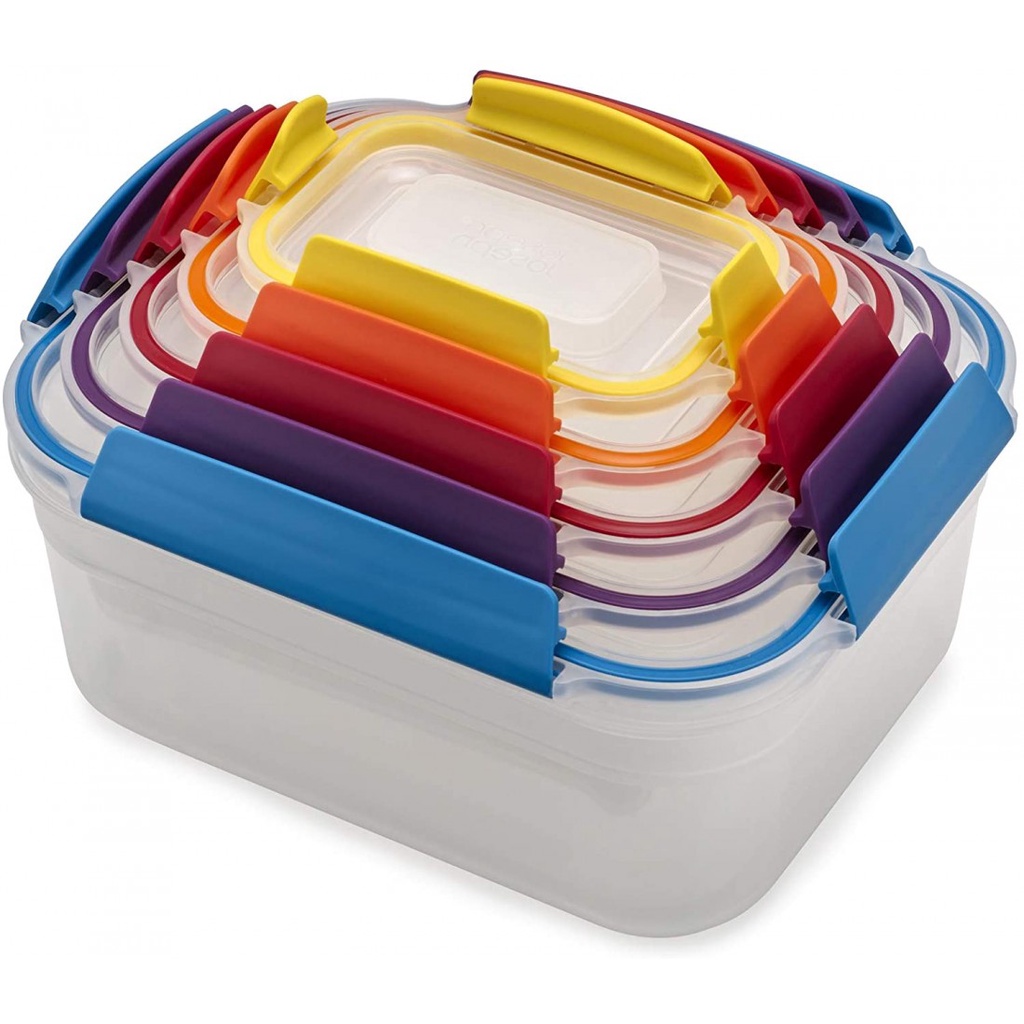 Set 5 hộp đựng thực phẩm JOSEPH JOSEPH nhiều màu sắc