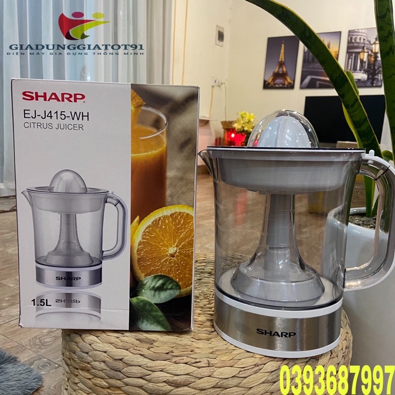 MÁY VẮT CAM SHARP DUNG TÍCH 1,5L CÔNG SUẤT 40w BẢO HÀNH 12 THÁNG