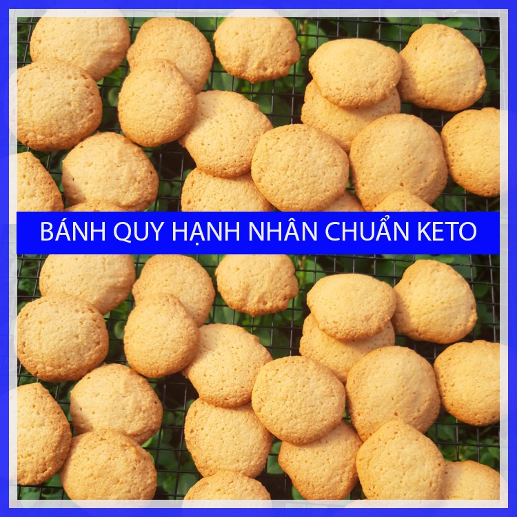 Bánh ăn kiêng chuẩn Keto giảm cân - bánh quy dừa hạnh nhân 100g