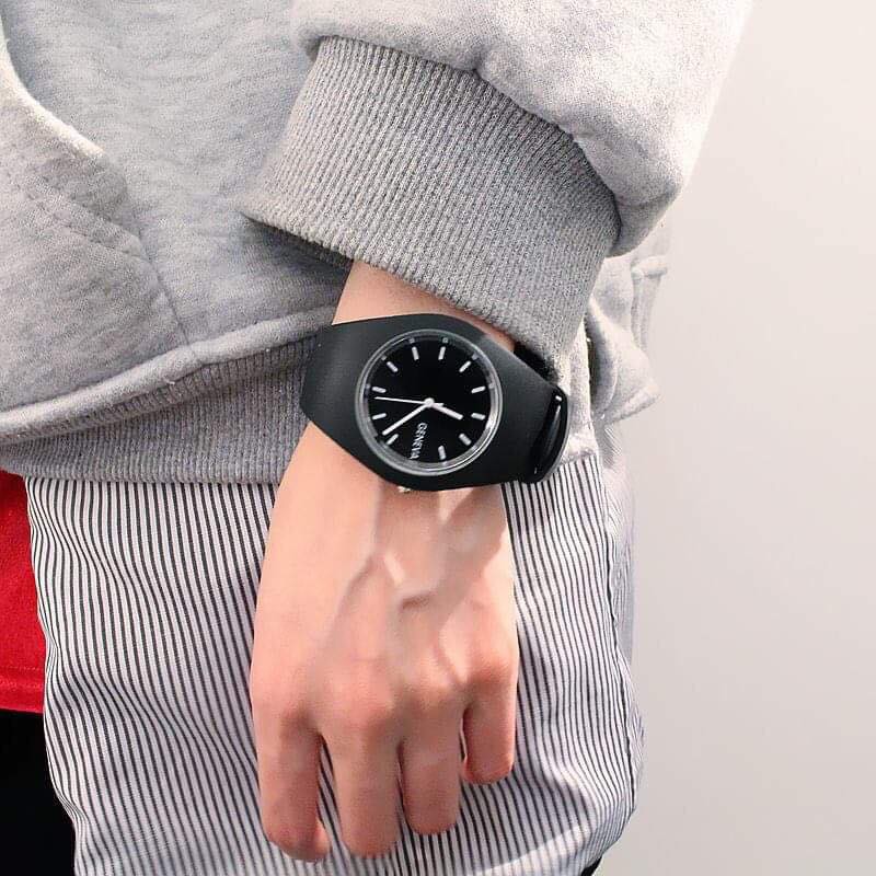 Đồng hồ thời trang nam nữ Geneva G78 dây silicon