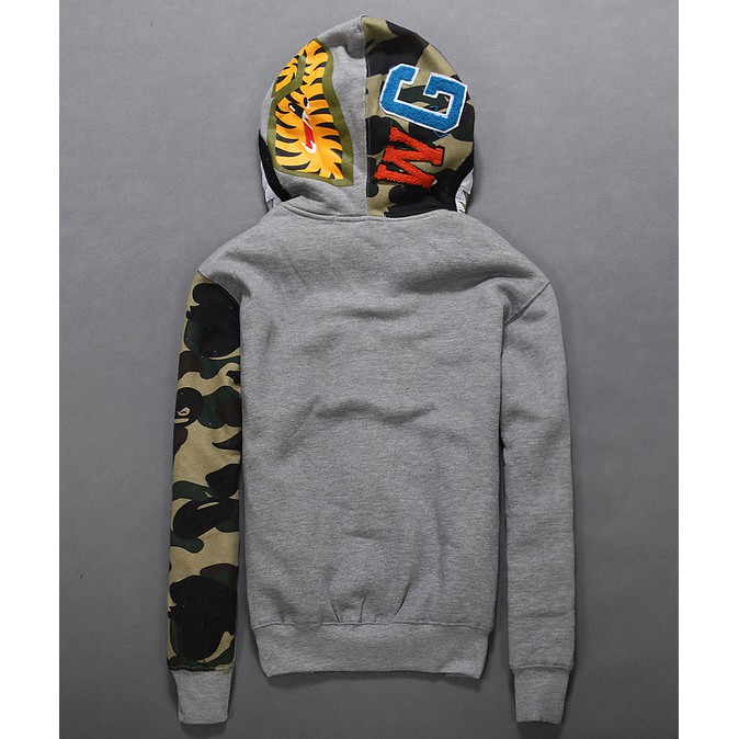 New A Bathing Ape Bape WGM Shark Simplicity Camouflage Hoodie Sweater Men Women Casual Jacket | BigBuy360 - bigbuy360.vn