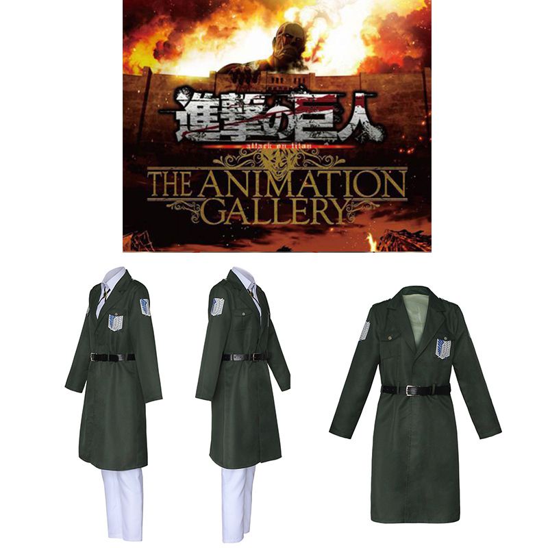 Áo Choàng Hóa Trang Nhân Vật Phim Attack On Titan