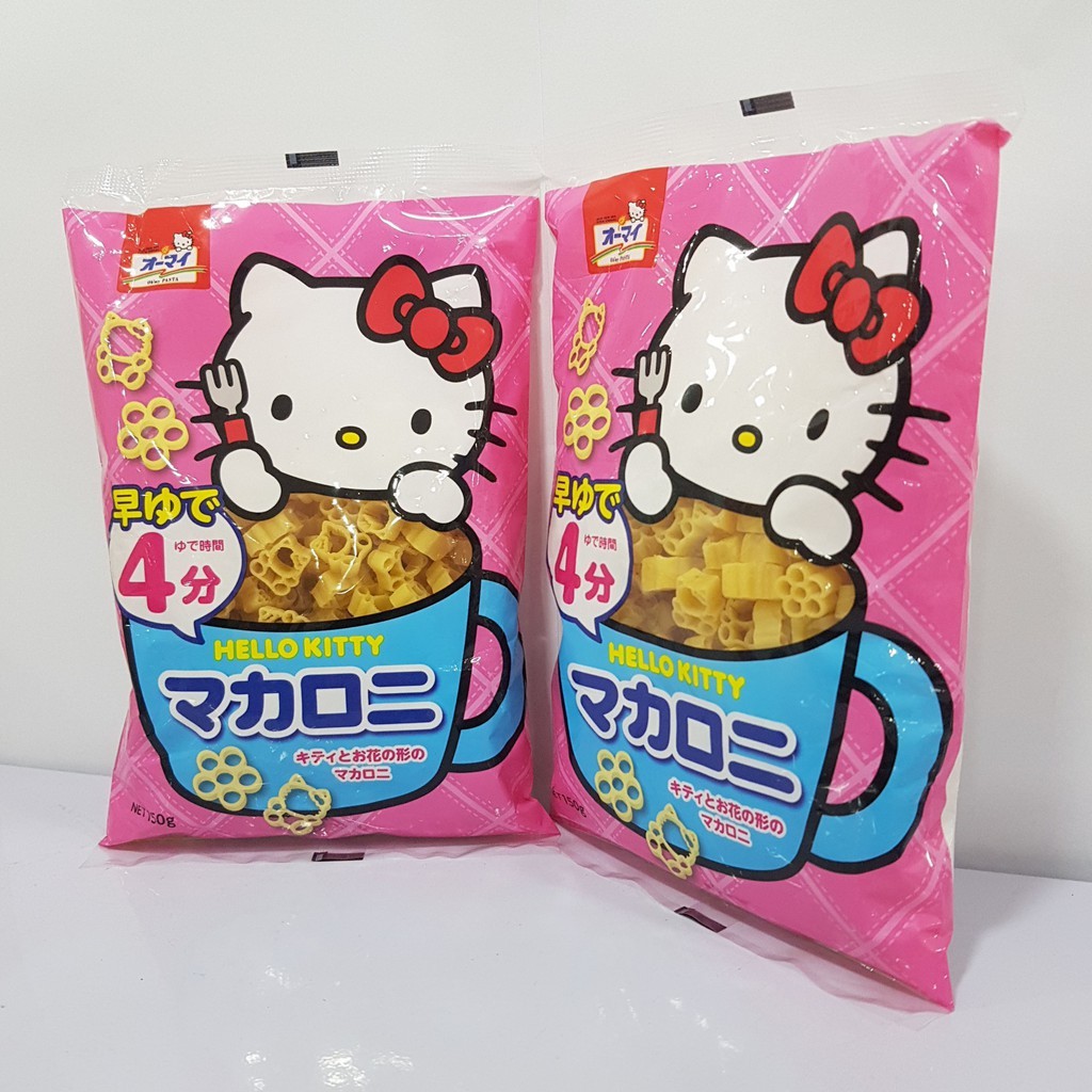 Mì Nui Hình Hello Kitty Và Hoa 150g Nhật Bản [HSD T9/2024]