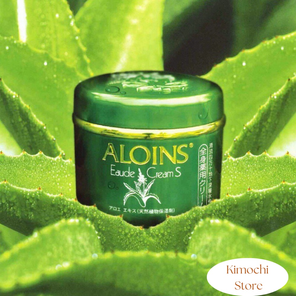 Kem lô hội dưỡng trắng và dưỡng ẩm toàn thân Aloins Eaude Cream S Nhật Bản Kimochi Store