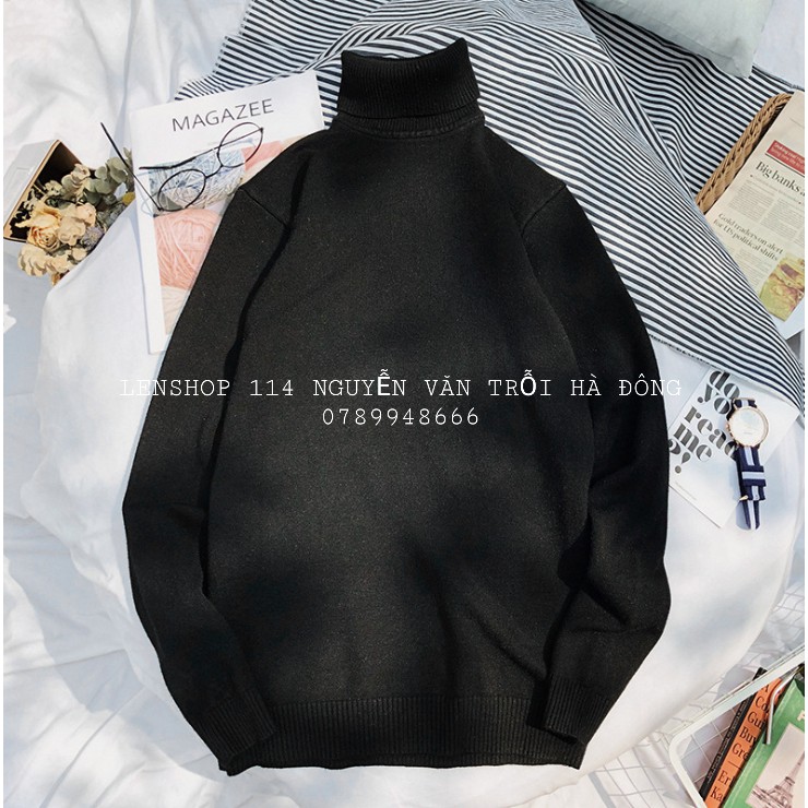 ÁO LEN NAM CỔ LỌ ĐỦ SIZE TỪ 45 - 80KG | BigBuy360 - bigbuy360.vn