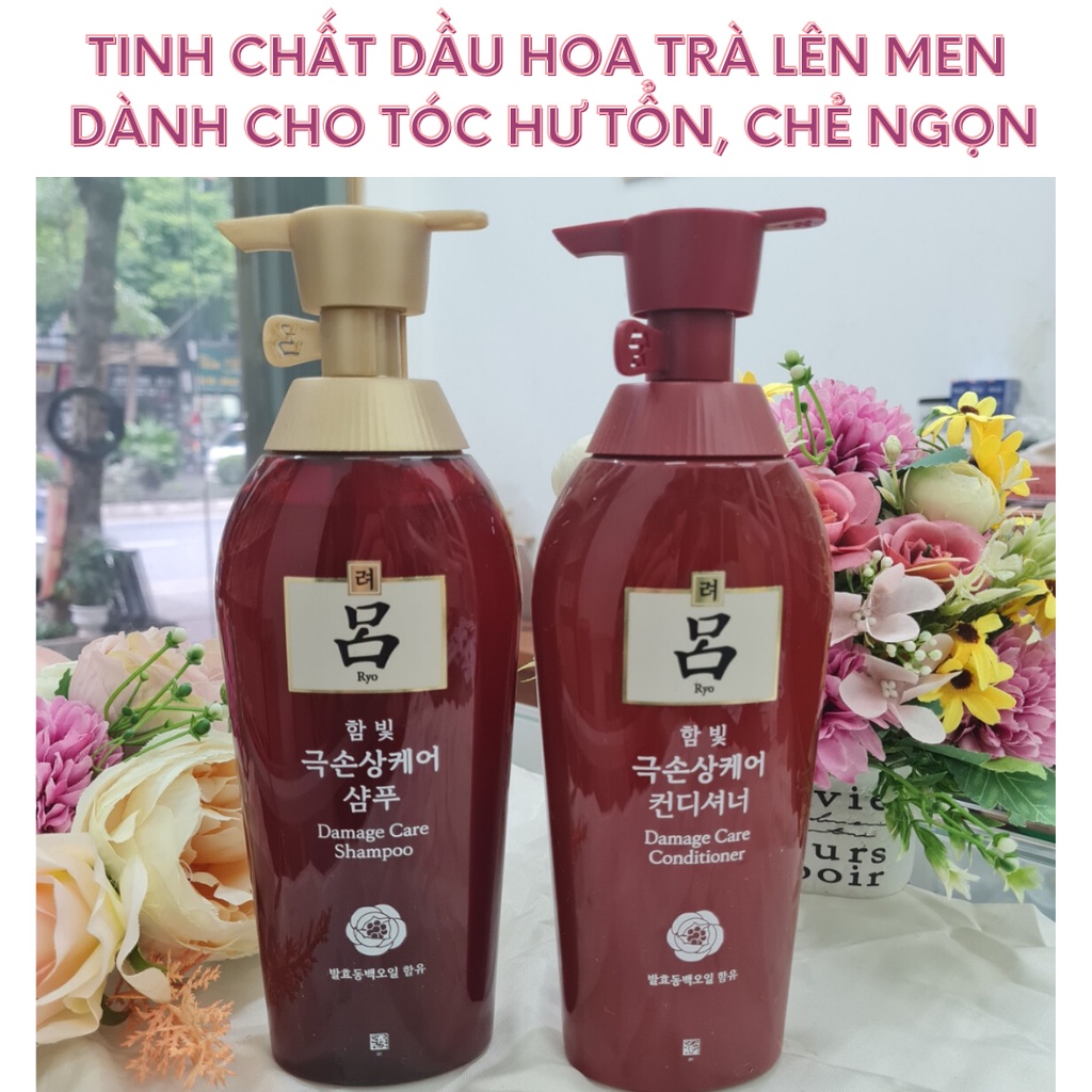 Dầu gội, dầu xả thảo dược Ryo 500ml