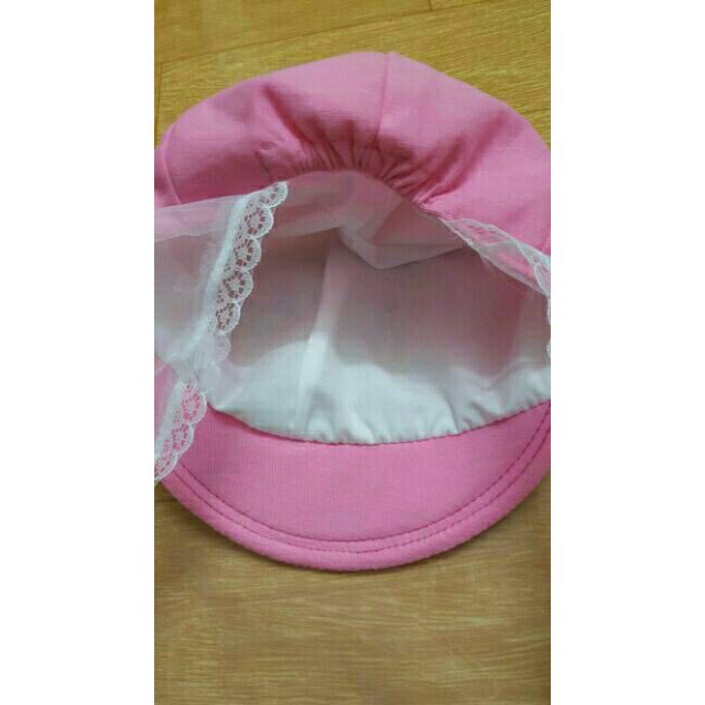 Mũ kèm khăn voan chống bụi cho bé