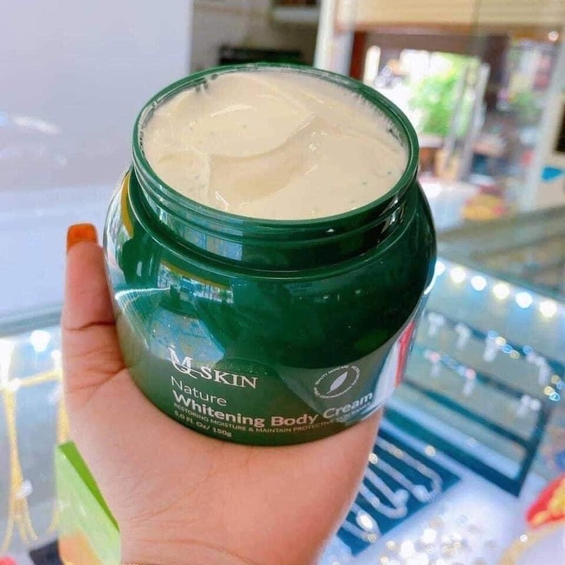 MQ SKIN Nature Whitening Body Cream  - Kem dưỡng trắng da thiên nhiên tinh thể diệp lục MQ SKIN