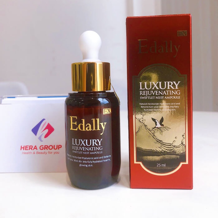 Serum Huyết Thanh Tổ Yến Dưỡng Trắng Da Cải Thiện Nếp Nhăn Mờ Nám Tàn Nhang Edally - Serum Dưỡng Da Hàn Quốc