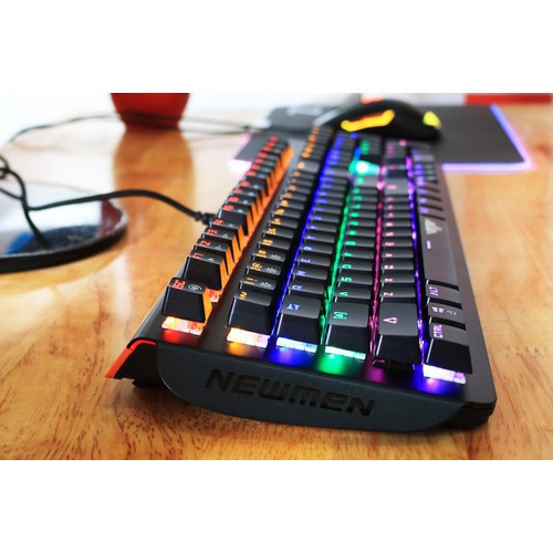 [ Free Ship ] Bàn phím cơ gaming Newmen GM368 Mix Led - Hàng Chính Hãng