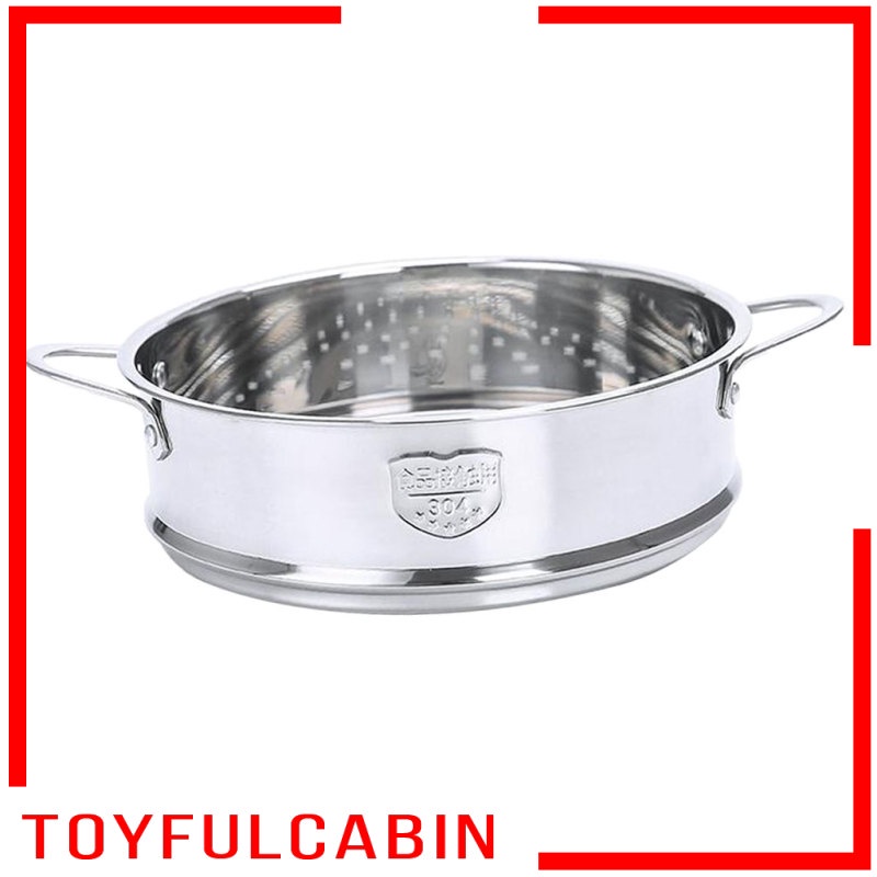 Rổ Hấp Thức Ăn Bằng Thép Không Gỉ Có Tay Cầm Dài 16cm