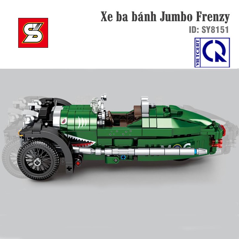 Đồ Chơi Lắp Ráp Xe Jumbo Frenzy – SY BLOCK 8151