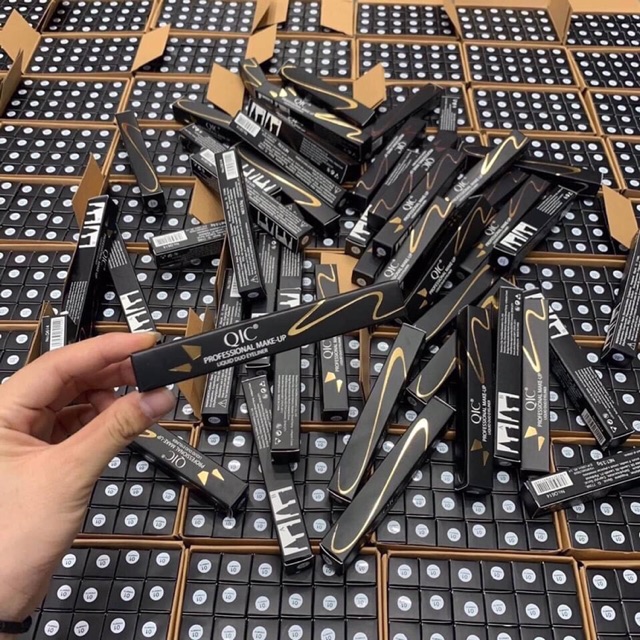 Bút kẻ mắt 2 đầu QIC MỘT ĐẦU BÌNH THƯỜNG MỘT ĐẦU TẠO KHUÔN | BigBuy360 - bigbuy360.vn