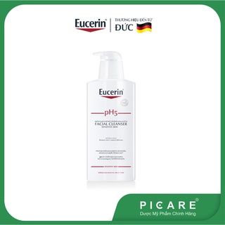Sữa rửa mặt pH5 cho da nhạy cảm Eucerin Facial Cleanser Sensitive Skin 400ml