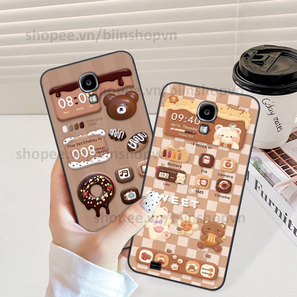 Ốp Samsung S4 / S5 in hình gấu chocolate kẹo ngọt siêu đẹp siêu xinh