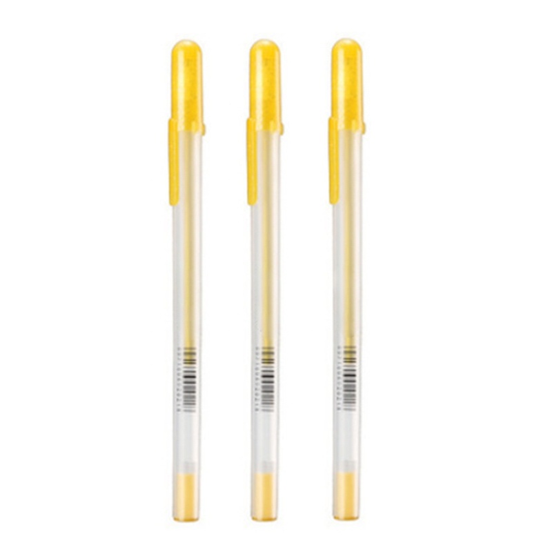 Set 3 Bút Mực Gel Màu Trắng Dành Cho Vẽ Tranh Giấy Tối