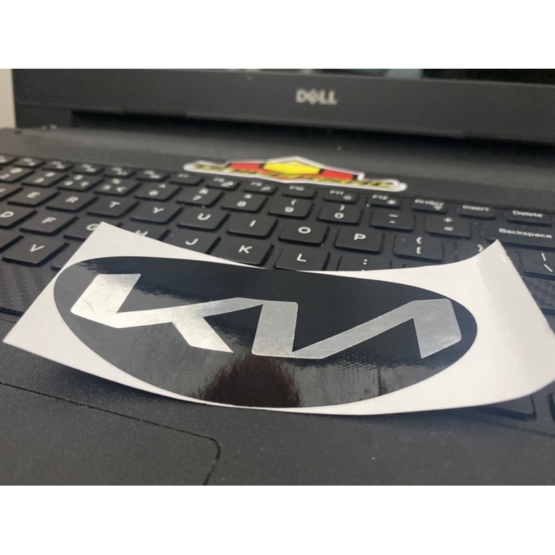 Decal dán logo RIO,logo kia mới,logo kia (10cái)