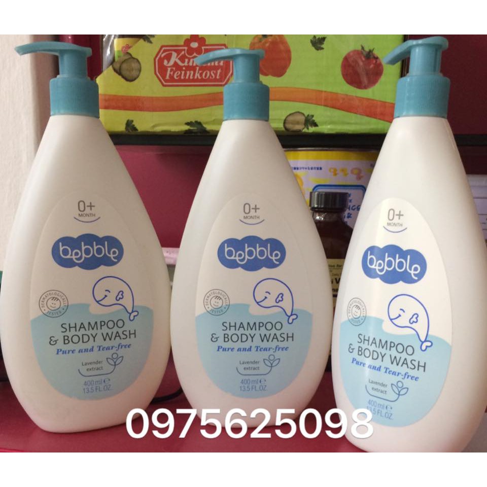 Sữa tắm cho trẻ sơ sinh Bebble 400ml