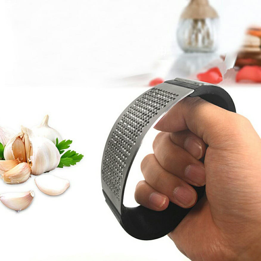 Dụng Cụ Dập Tỏi, Ếp Tỏi, Nghiền Tỏi Bằng INOX Nhỏ Gọn, Nhanh Chóng Và Tiện Lợi