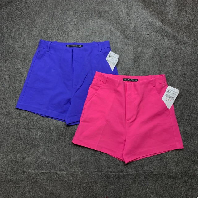 Quần short cạp cao zara