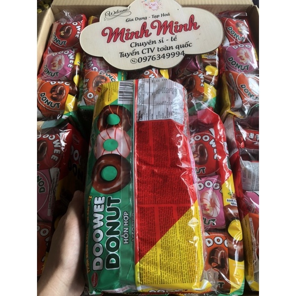 Bánh Donut Doowee Rebisco Bịch 348g