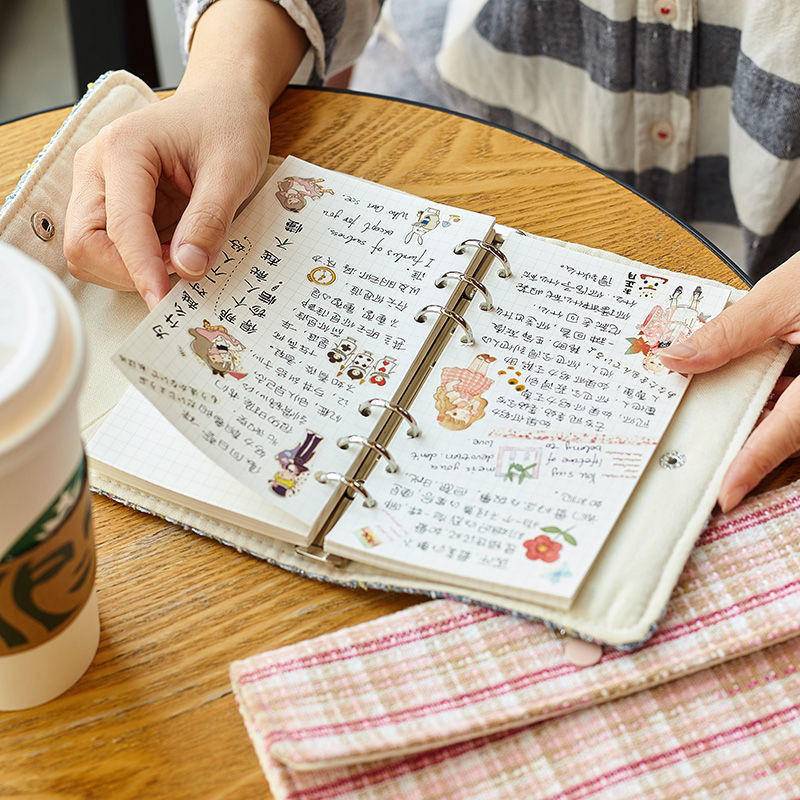 ⭐ iLado ⭐  sổ tay tài khoản tay sáng tạo dễ thương vở kẻ ngang notebook sổ ghi chép sổ tay ghi chép vở lò xo kẻ ngang sổ lò xo kẻ ngang marker học văn phòng phẩm sổ ghi chú sticker sổ ghi chú mini tập vở