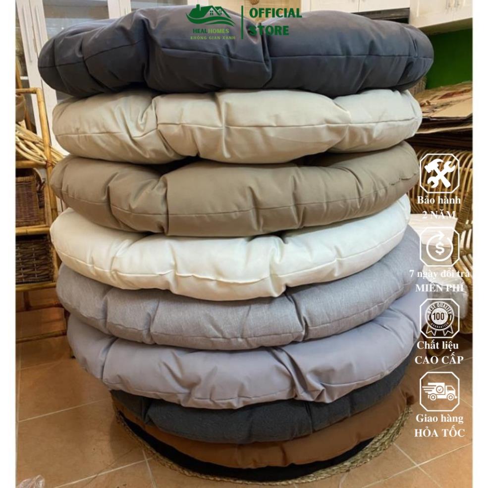 Nệm ghế papasan 1M2 vải bố kèm bông gòn cao cấp, Ghế lười bập bênh thư giãn Papasan mây phòng ngủ cho bé / Đà Nẵng