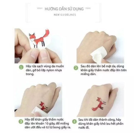 Hình xăm dán Tatto hình vương niệm B-17