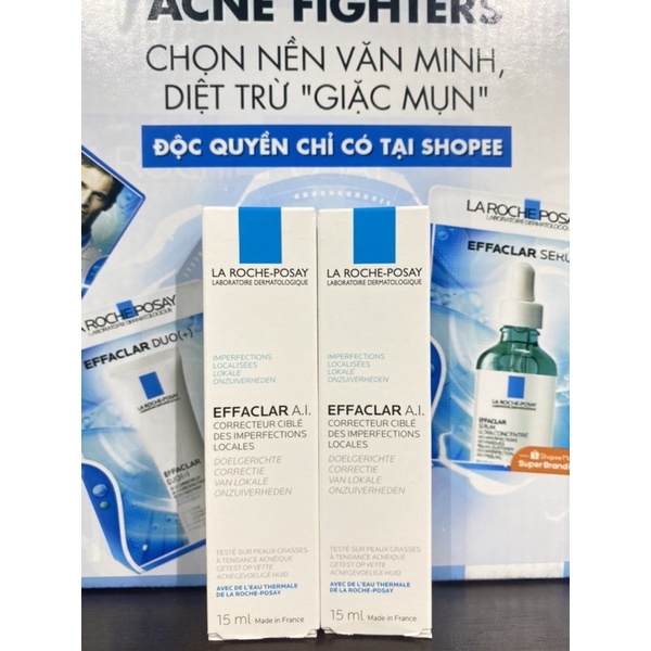 CHÍNH HÃNG 100% - Kem chấm mụn A.I La Roche Posay