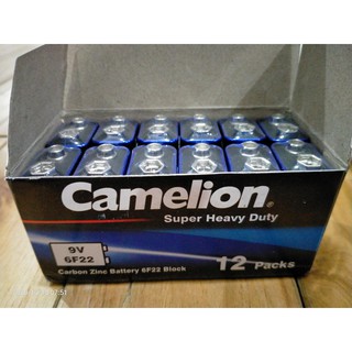 Pin vuông 9V 6F22 Camelion super heavy duty battery Hộp 12 viên